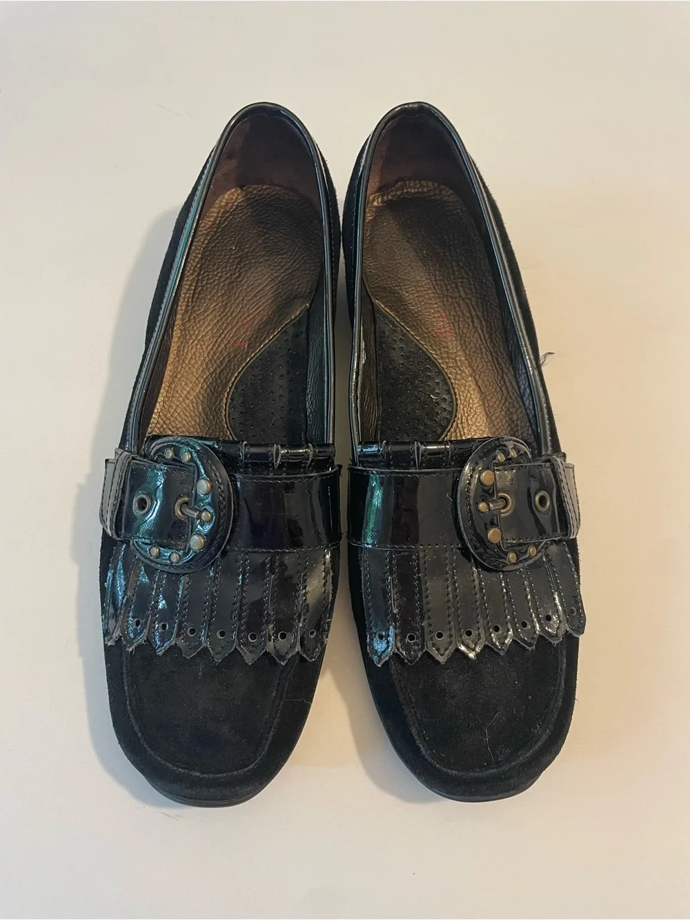 Sesto Meucci black suede